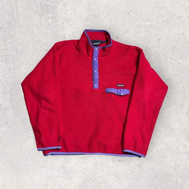 Patagonia Men's Fleece Jacket - Red - XL on Productcaster.