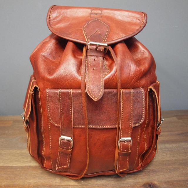 Vintage Women's Backpacks - Brown on Productcaster.