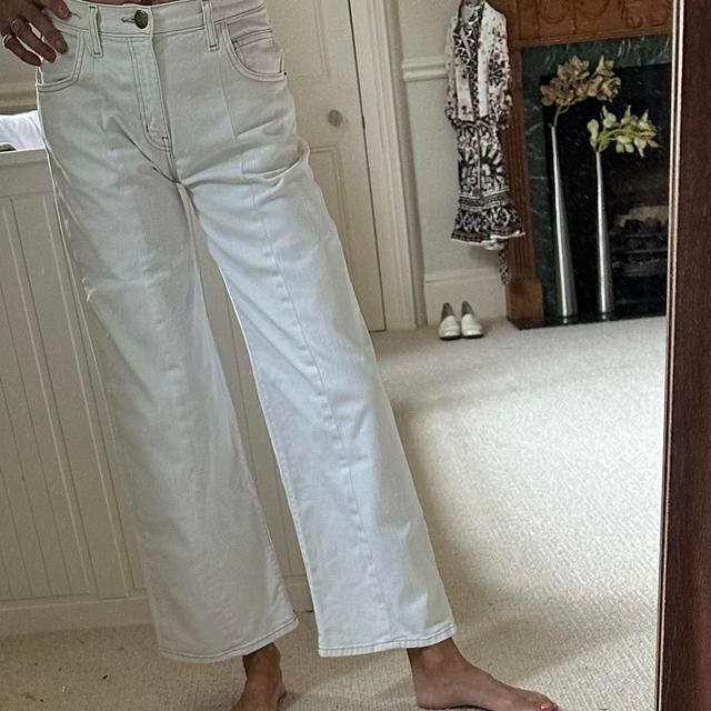 Current/Elliott Women's Jeans - White - UK 8 on Productcaster.