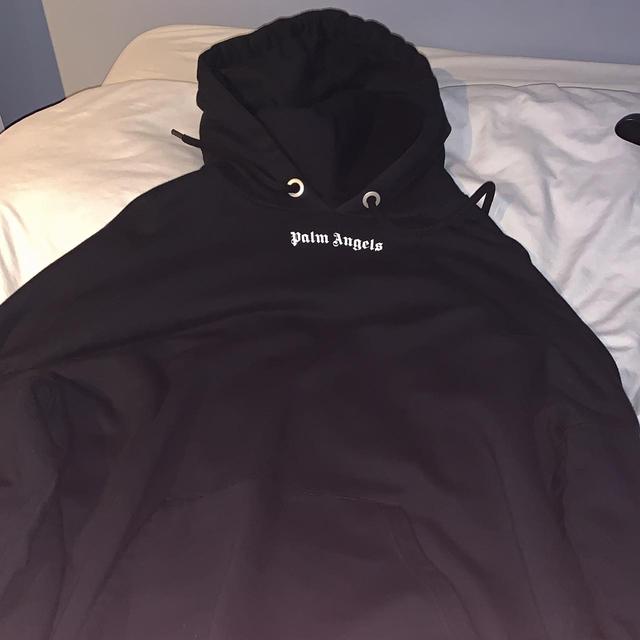 Palm Angels Men's Hoodie - Black - S on Productcaster.