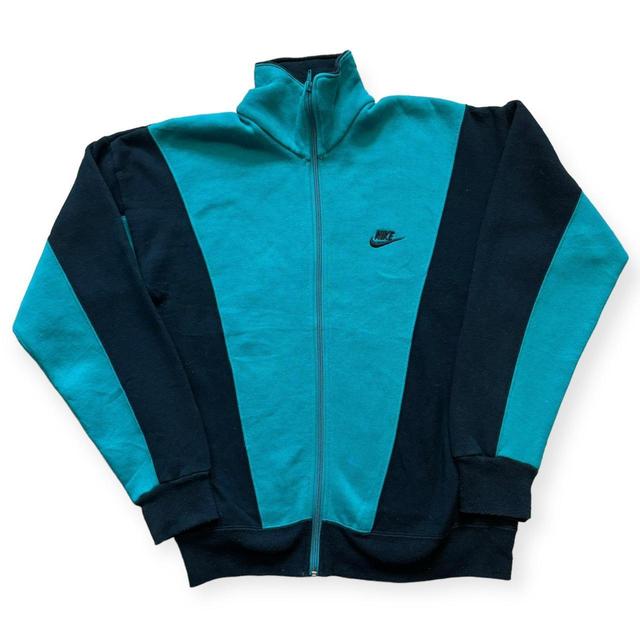 Nike Men's Sweatshirt - Green/Black - M on Productcaster.