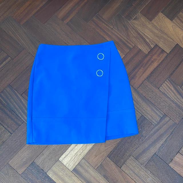 H&M Women's Mini Skirt - Blue - UK 8 on Productcaster.