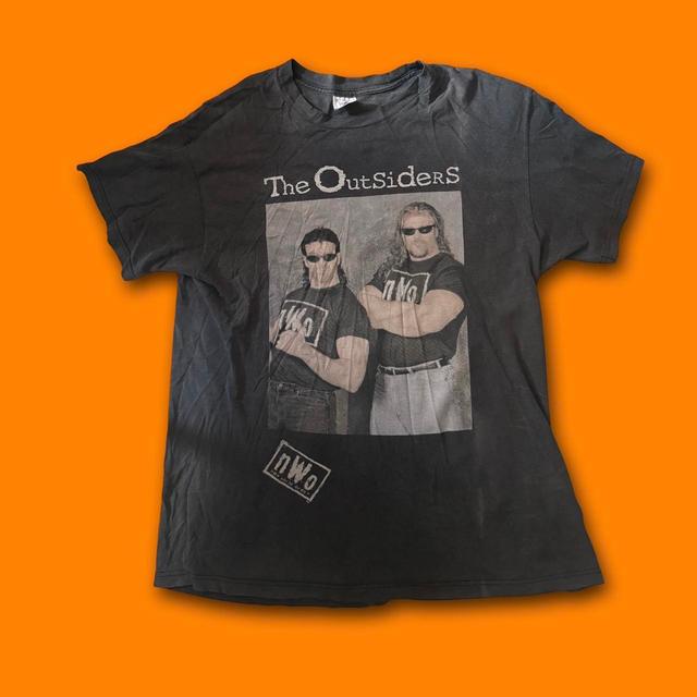 Men's T-shirt - Black/Grey - L on Productcaster.