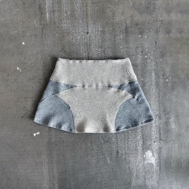 Handmade Women's Mini Skirt - Grey - L on Productcaster.