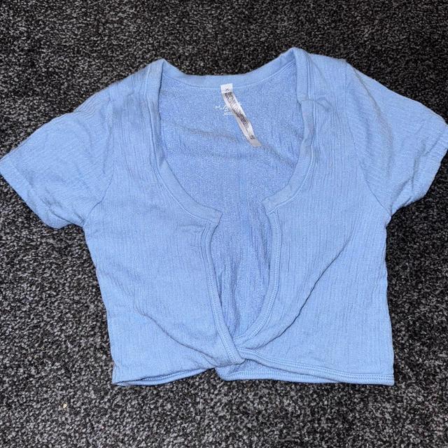 Urban Outfitters Women's Crop top - Blue - XS on Productcaster.