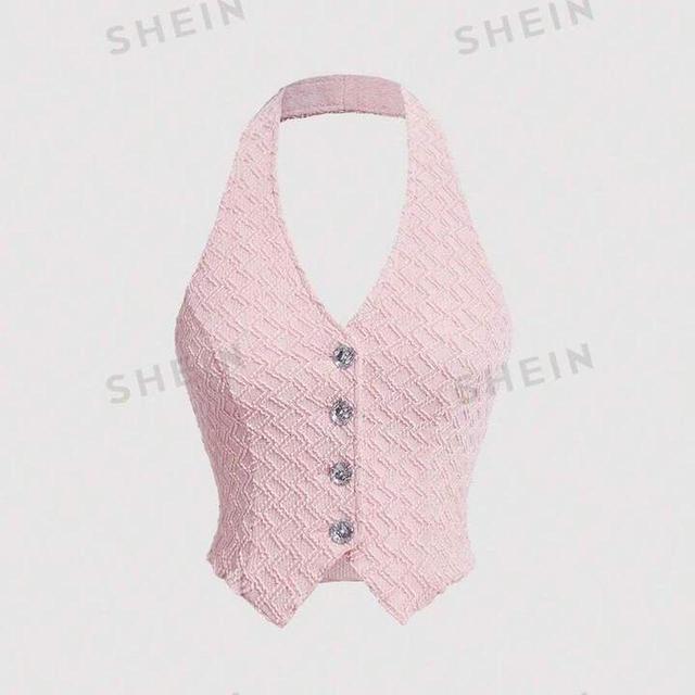 SHEIN Women's Crop top - Pink - 6 on Productcaster.