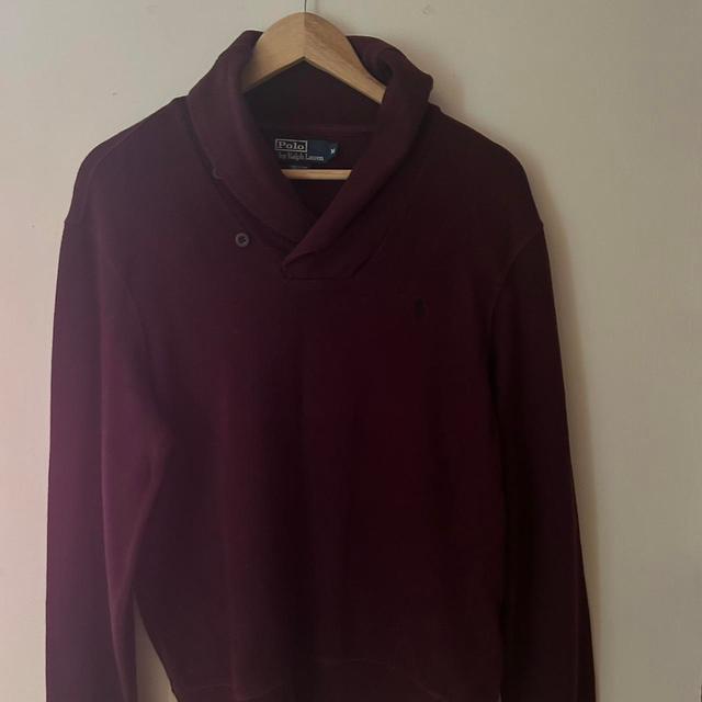 Polo Ralph Lauren Men's Jumper - Burgundy - L on Productcaster.