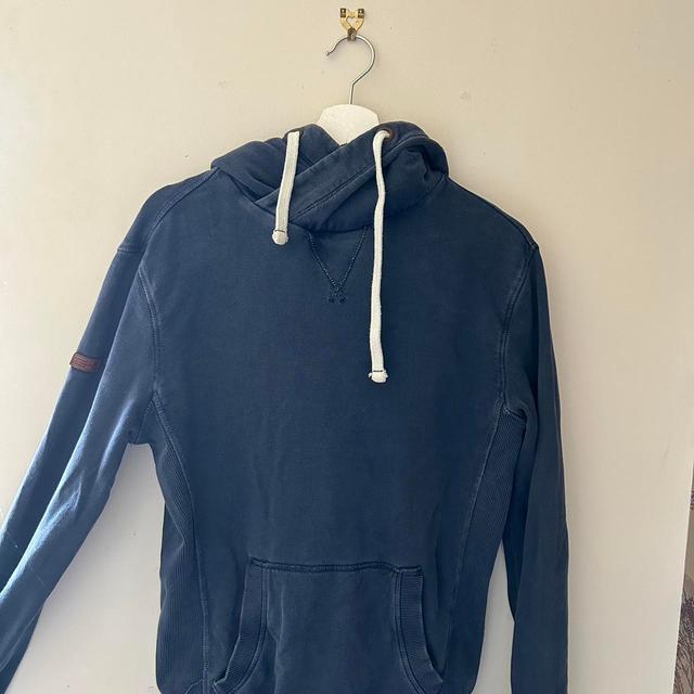 Superdry Men's Hoodie - Navy/Blue - M on Productcaster.