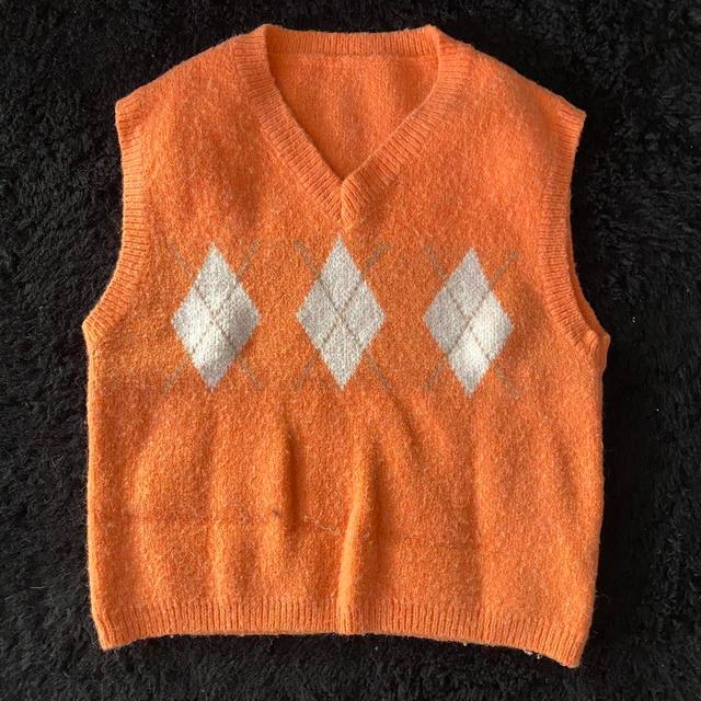 Preloved Women's Vest - Orange - XS on Productcaster.