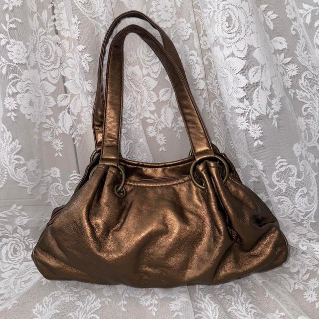 Vintage Women's Bag - Brown/Gold on Productcaster.