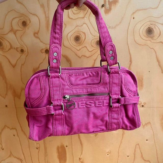 Diesel Women's Shoulder bags - Pink on Productcaster.