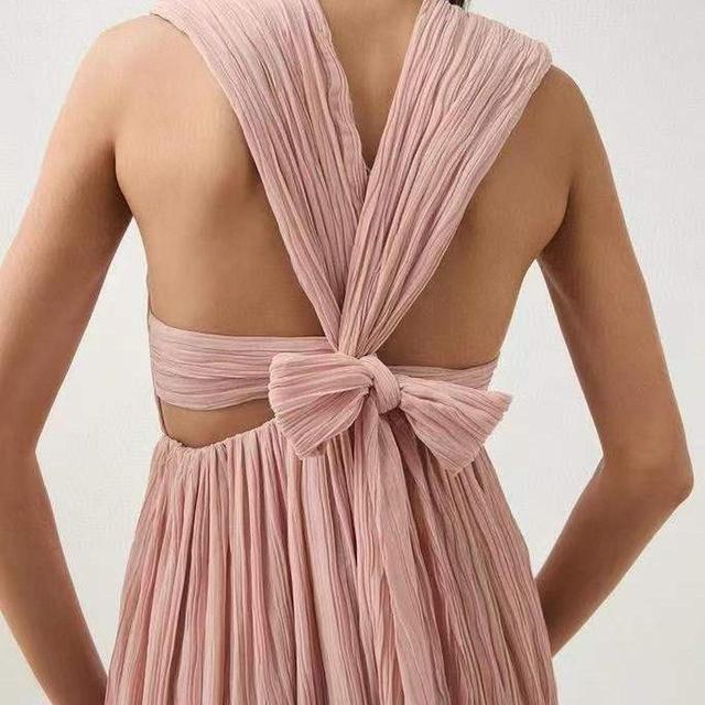 Aje Women's Pleated Dress - Pink - 10 on Productcaster.