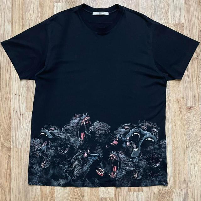 Givenchy Men's T-shirt - Black/Multi - S on Productcaster.