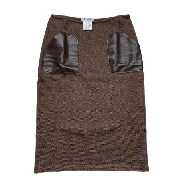 Christian Dior Women's Skirt - Brown - S on Productcaster.