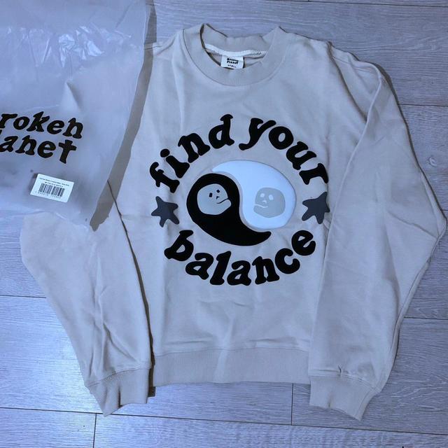 Broken Planet Men's Sweatshirt - Cream/Multi - XS on Productcaster.