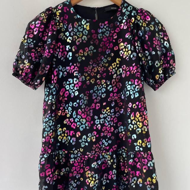 George Kids' Babydoll Dress - Multi/Black - 7 years on Productcaster.