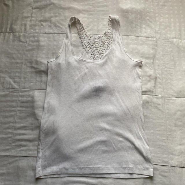 Primark Women's Vest - White - 12 on Productcaster.