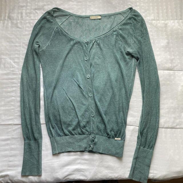 Guess Women's Cardigan - Green - M on Productcaster.