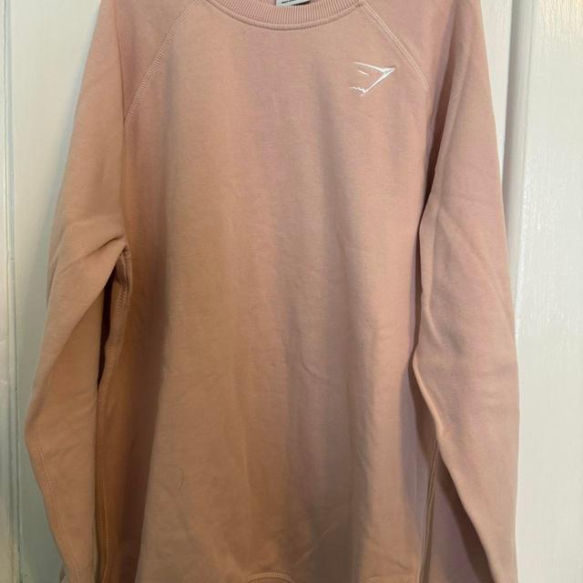 Gymshark Women's Sweatshirt - Pink - M on Productcaster.