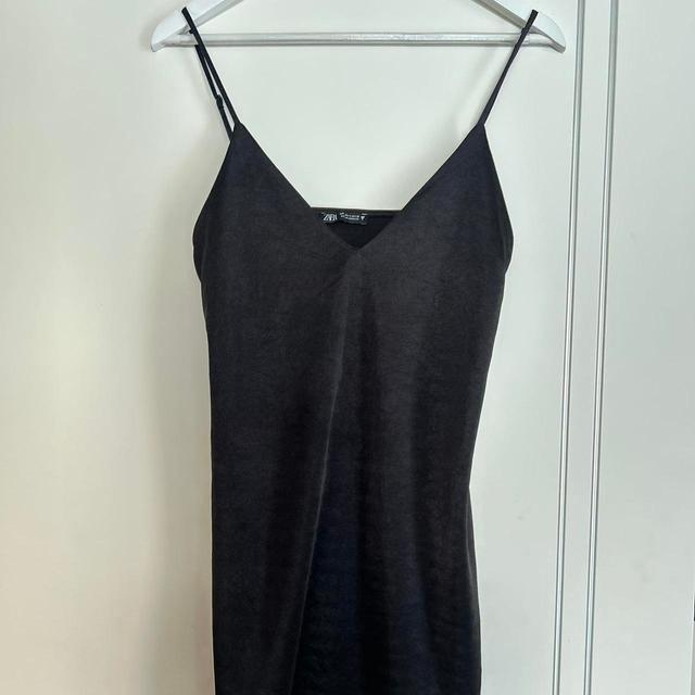 Zara Women's Slip Dress - Black - 8 on Productcaster.