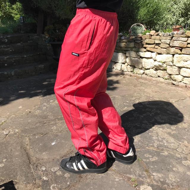 Stüssy Men's Sweatpants - Red/Pink - L on Productcaster.