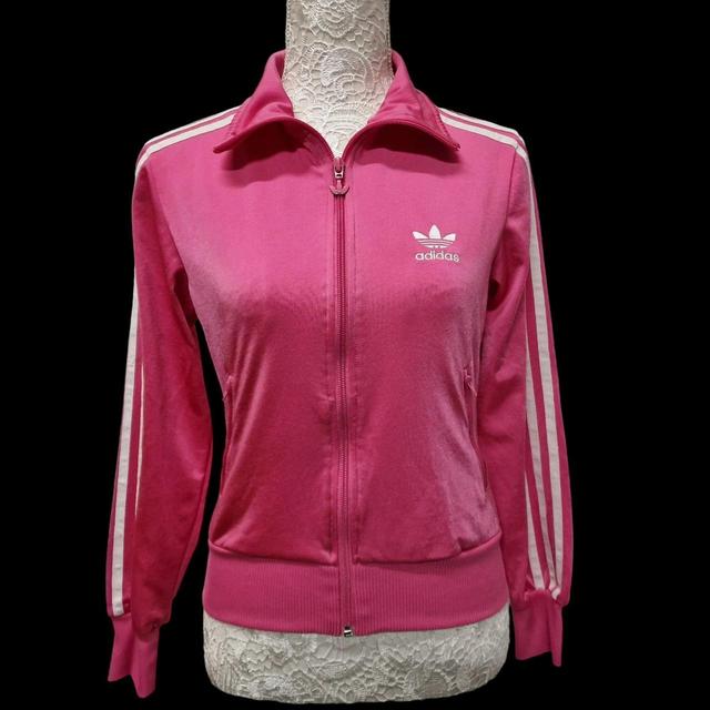 Adidas Women's Lightweight Jacket - Pink - S on Productcaster.