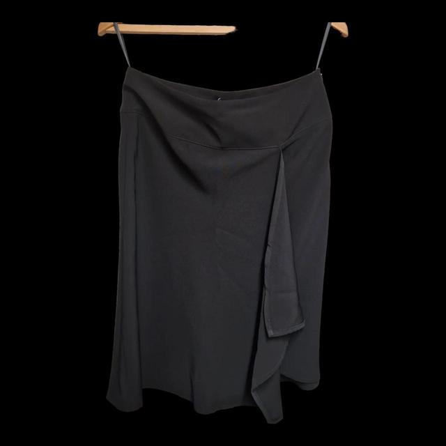 Designer Women's Midi Skirt - Black - UK 10 on Productcaster.