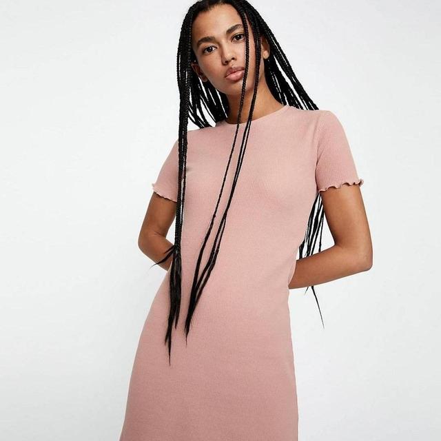 Pull&Bear Women's Mini Dress - Pink - S on Productcaster.