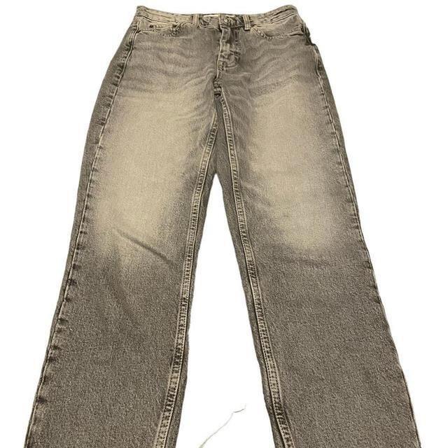 Topshop Women's Straight leg Faded Jeans - Grey - 26" on Productcaster.