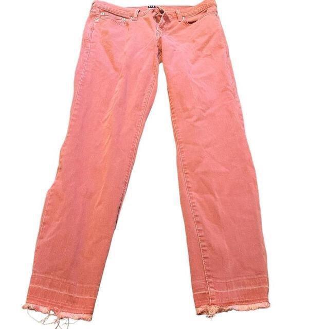 Gap Women's Skinny Acid-washed Jeans - Red - 28" on Productcaster.