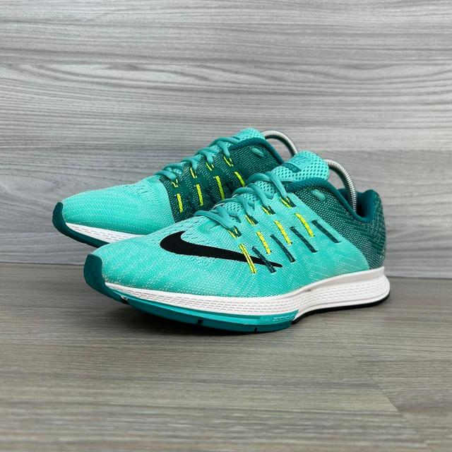 Nike Women's Trainers - Green/Blue - UK 7.5 on Productcaster.