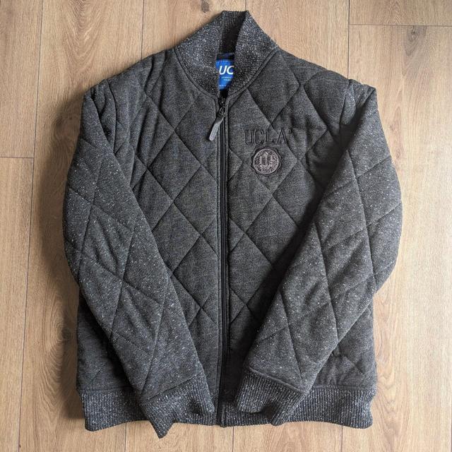 Men's Varsity Jacket - Grey - L on Productcaster.