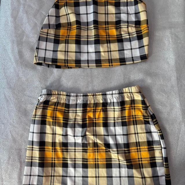 Women's Skirt - Yellow/Multi - S on Productcaster.