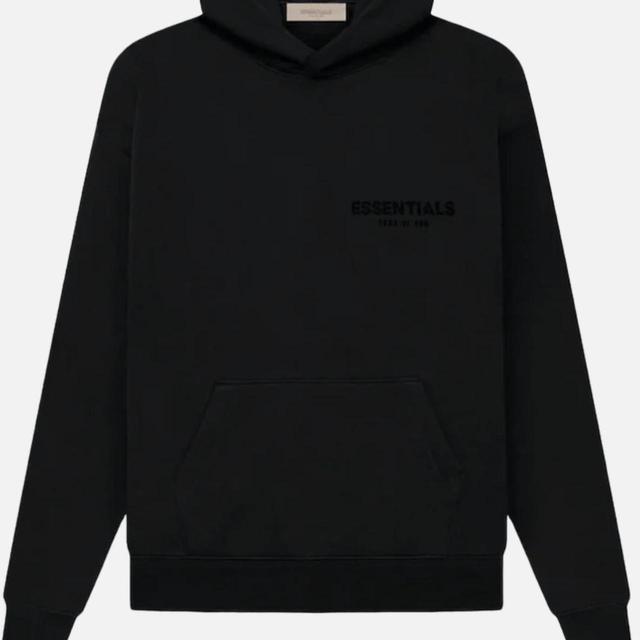 Essentials Men's Hoodie - Black - S on Productcaster.