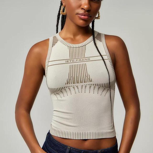 Urban Outfitters Women's Vest - Cream - 6 on Productcaster.