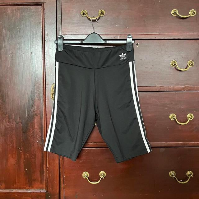 Adidas Women's Shorts - Black - UK 14 on Productcaster.