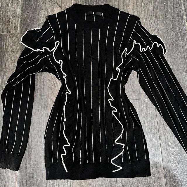 V by Very Women's Jumper - Black/White - 14 on Productcaster.