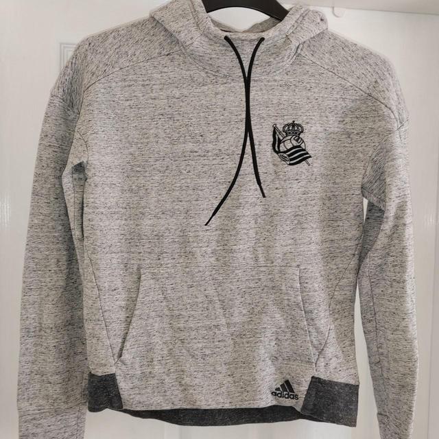 Adidas Women's Hoodie - Grey - 8 on Productcaster.