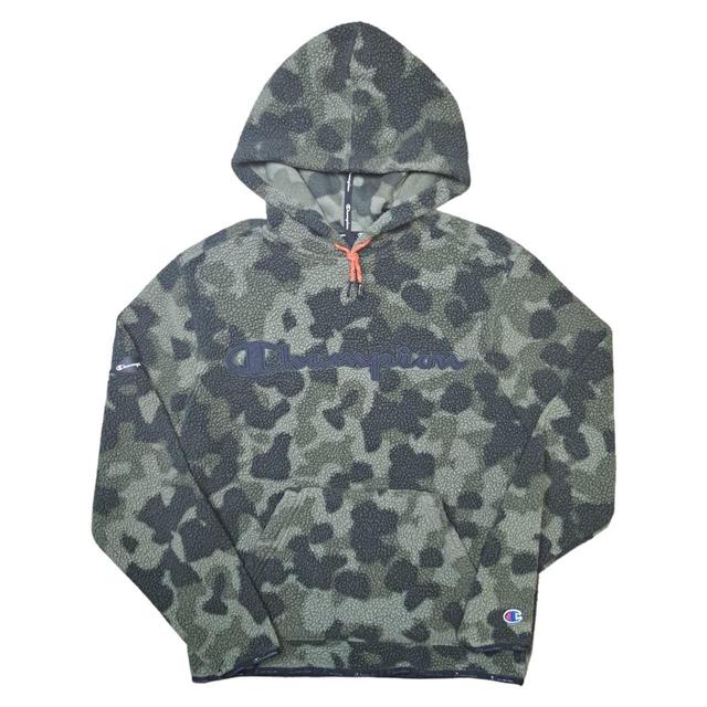 Champion Men's Hoodie - Khaki - XS on Productcaster.