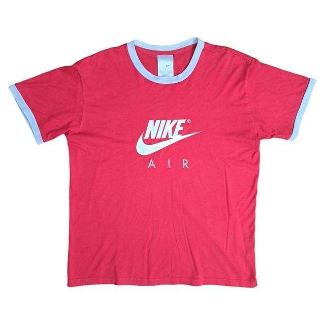 Nike Men's T-shirt - Red - L on Productcaster.