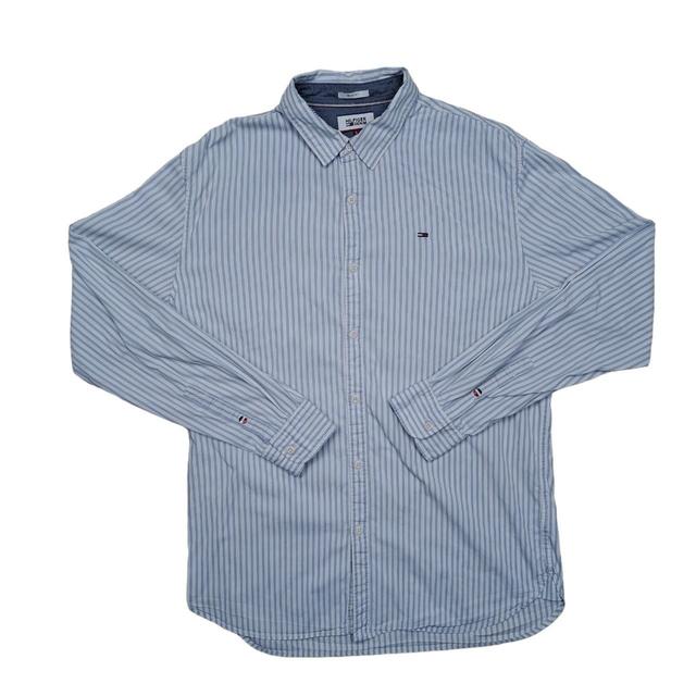 Tommy Hilfiger Men's Shirt - Blue - L on Productcaster.