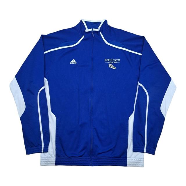 Adidas Men's Lightweight Jacket - Blue - XXL on Productcaster.