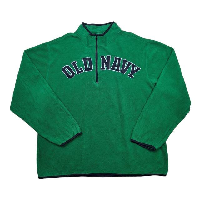 Old Navy Men's Sweatshirt - Green/Black - XL on Productcaster.