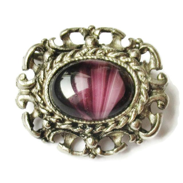 Vintage Women's Brooch - Silver on Productcaster.