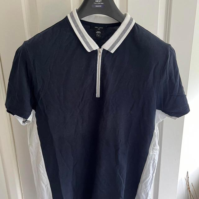 New Look Men's Polo shirt - Navy - L on Productcaster.