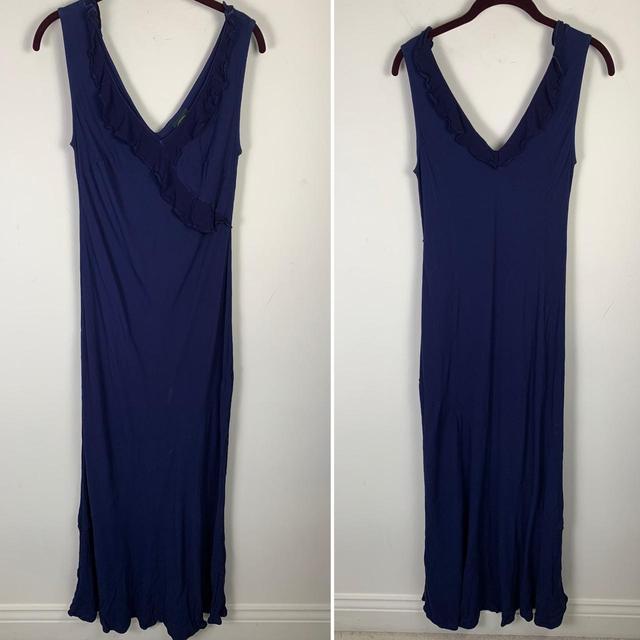 Laura Ashley Women's A-line Dress - Blue/Navy - M on Productcaster.