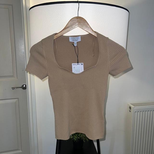 & Other Stories Women's Blouse - Tan/Cream - XS on Productcaster.