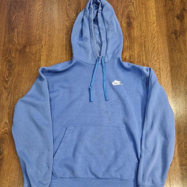 Nike Men's Hoodie - Blue - S on Productcaster.