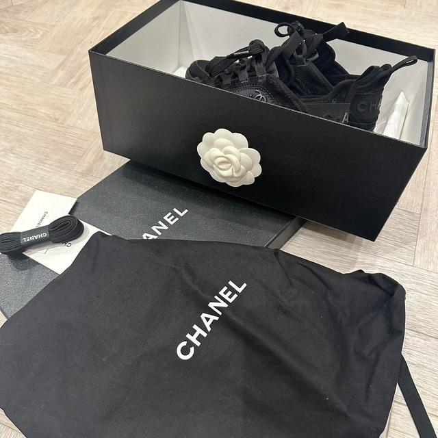 Chanel Women's Trainers - Black - UK 4 on Productcaster.