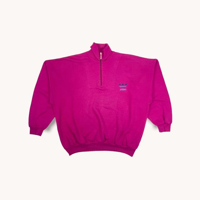 Adidas Men's Sweatshirt - Pink - XL on Productcaster.